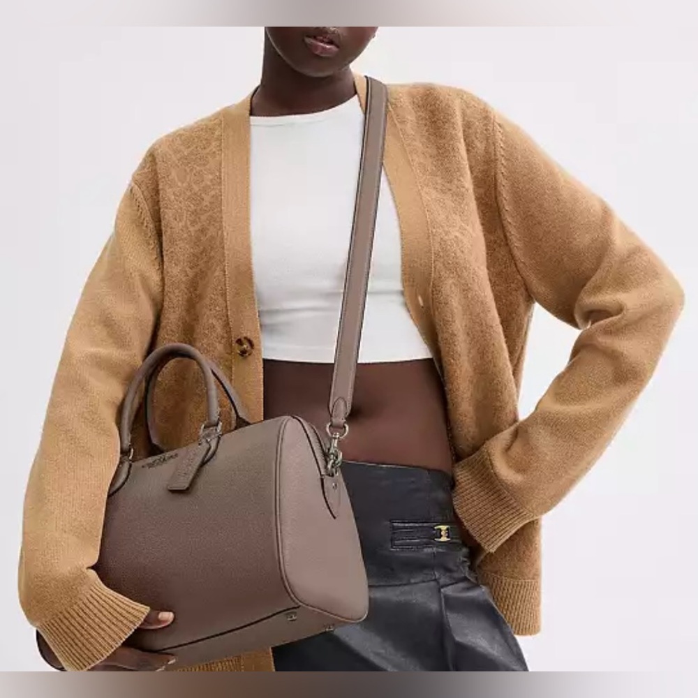 🤎BRAND NEW Coach Rowan Large Satchel Bag soft leather🤎 - Picture 3 of 16